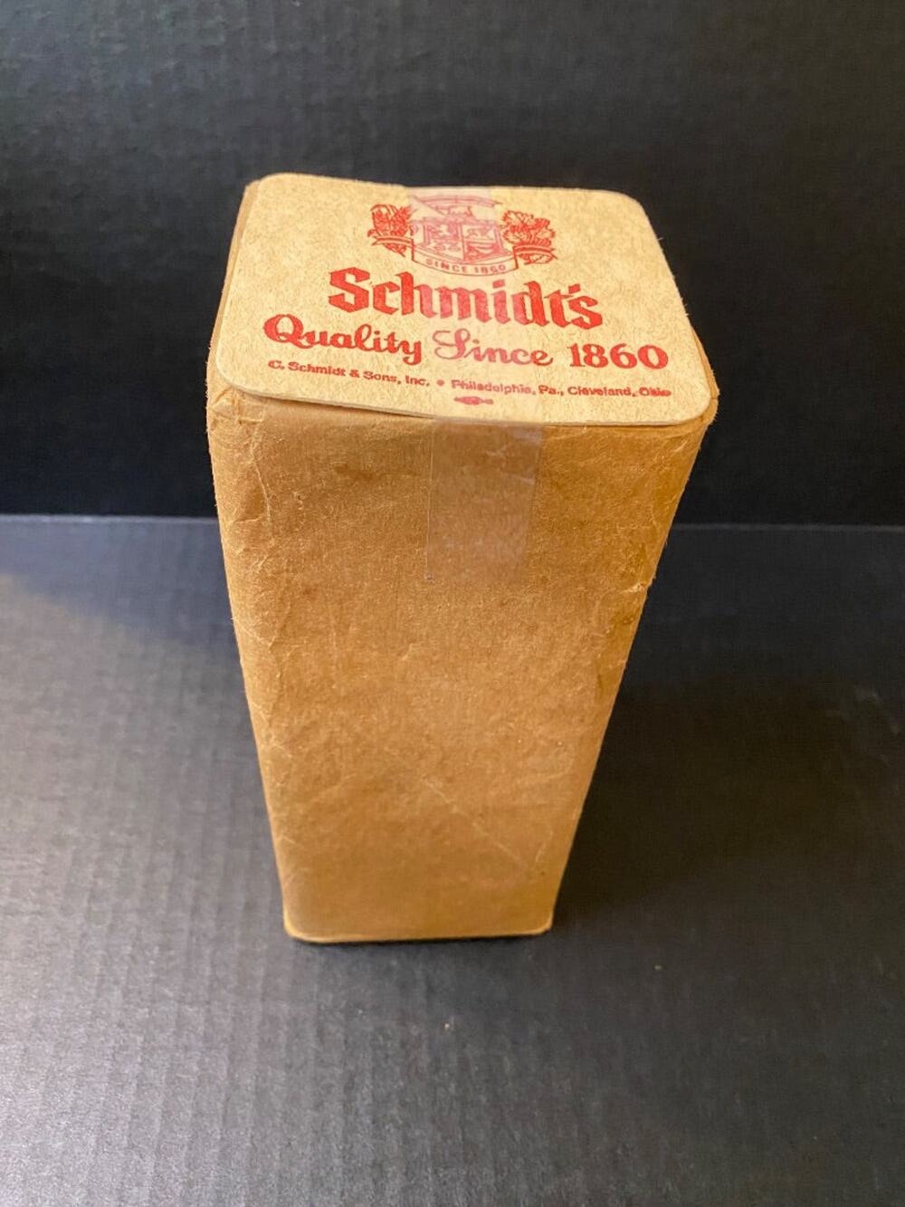 Sleeve of Vintage Schmidts Double Sided Beer Coaster Philadelphia PA Cleveland